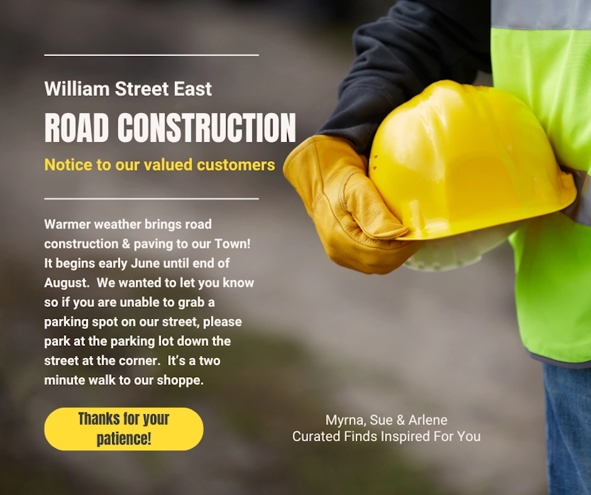 William street construction notice